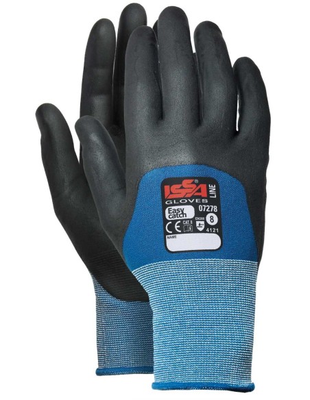 GUANTE NYLON EASY CATCH RECUBIERTO CON NBR/PU EN 388 T- 7